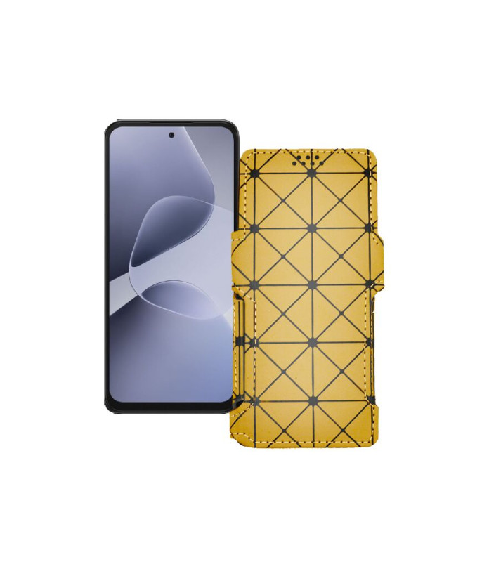 Чохол-книжка з екошкіри для телефону Infinix Hot 60i