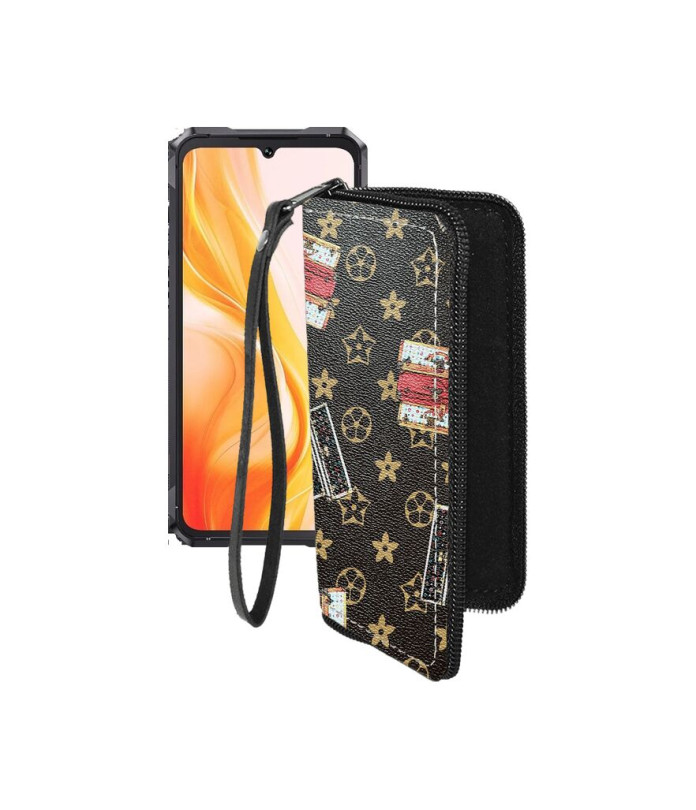 Чохол-гаманець з екошкіри для телефону Cubot KingKong 11