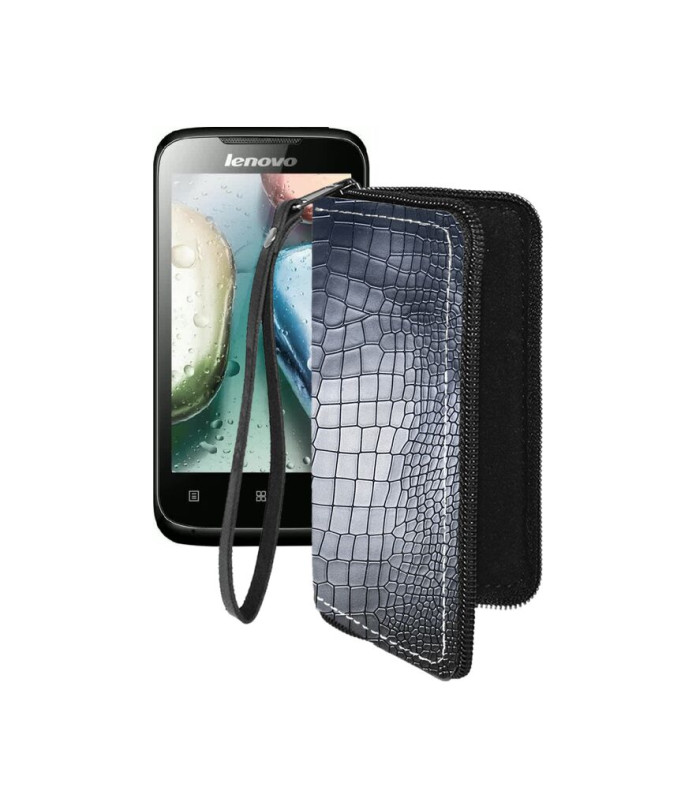 Чохол-гаманець з екошкіри для телефону Lenovo A369i