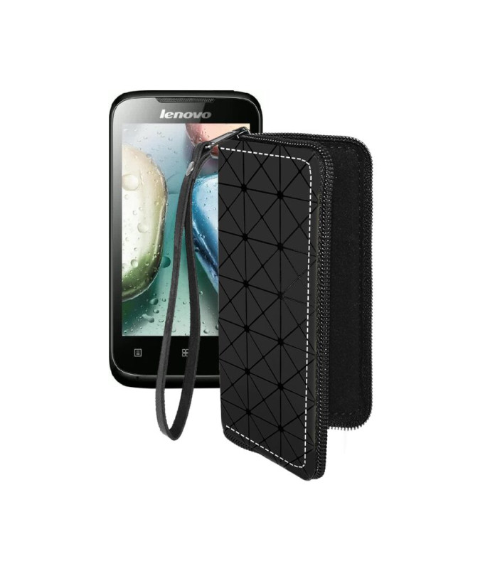 Чохол-гаманець з екошкіри для телефону Lenovo A369i