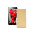 Чохол-флип з екошкіри для телефону LG Optimus G Pro