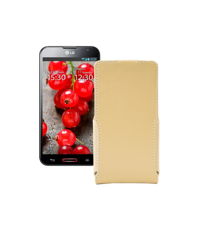 Чохол-флип з екошкіри для телефону LG Optimus G Pro