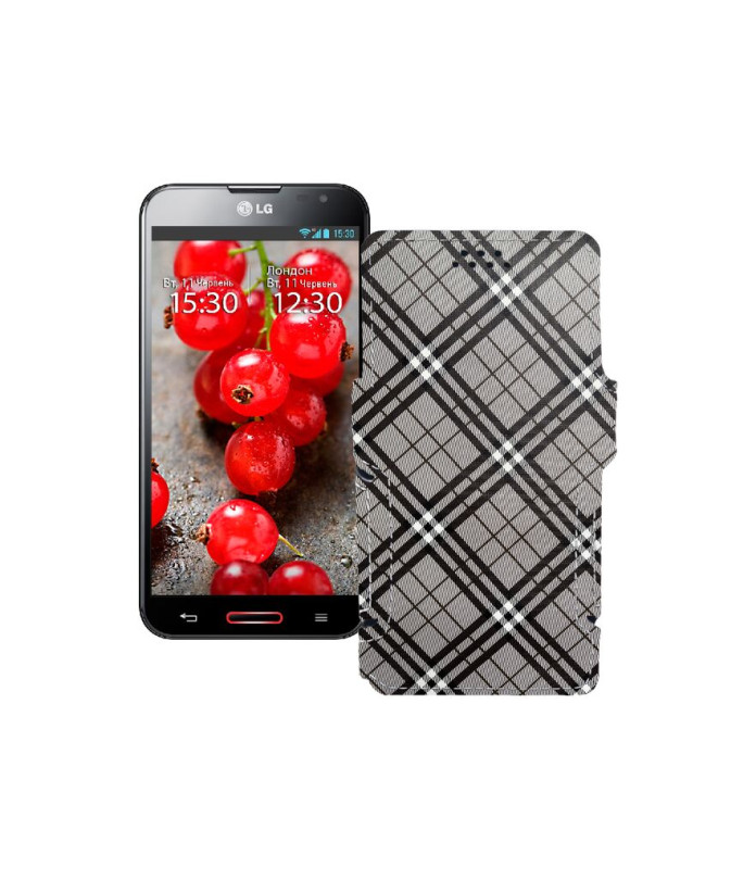 Чохол-книжка з екошкіри для телефону LG Optimus G Pro