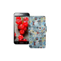 Чохол-книжка з екошкіри для телефону LG Optimus G Pro