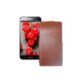 Чохол-флип з екошкіри для телефону LG Optimus G Pro