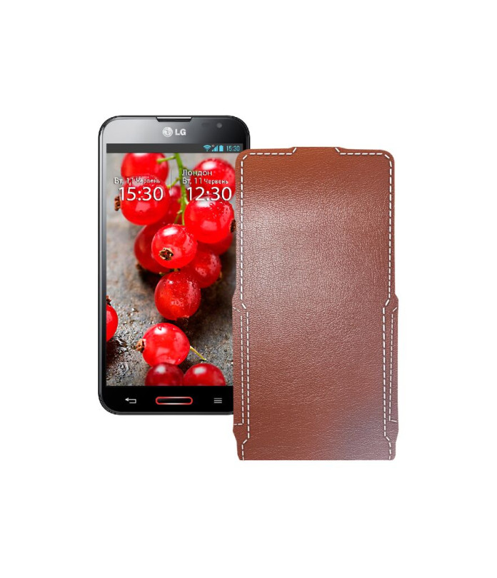 Чохол-флип з екошкіри для телефону LG Optimus G Pro