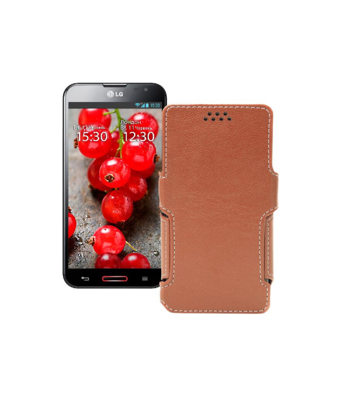 Чохол-книжка з екошкіри для телефону LG Optimus G Pro
