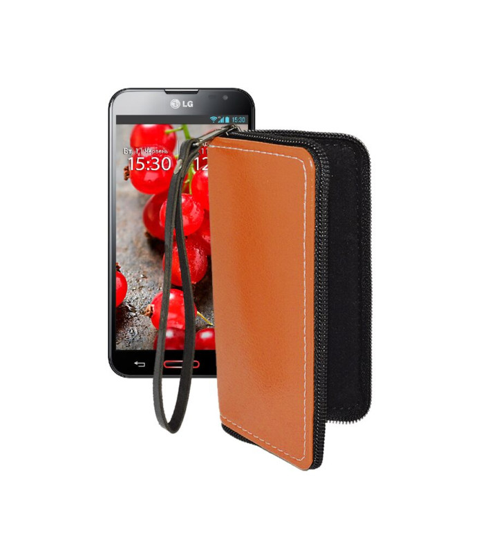 Чохол-гаманець з екошкіри для телефону LG Optimus G Pro
