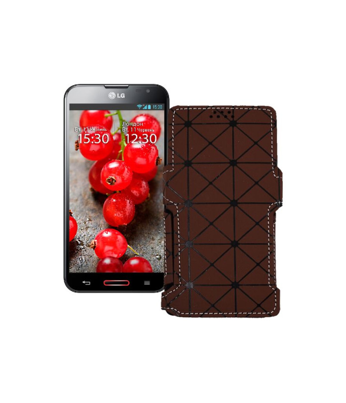 Чохол-книжка з екошкіри для телефону LG Optimus G Pro