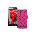 Чохол-книжка з екошкіри для телефону LG Optimus G Pro