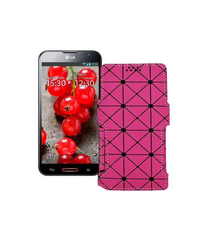 Чохол-книжка з екошкіри для телефону LG Optimus G Pro