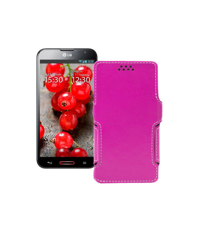 Чохол-книжка з екошкіри для телефону LG Optimus G Pro