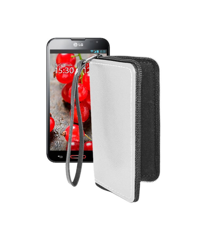 Чохол-гаманець з екошкіри для телефону LG Optimus G Pro