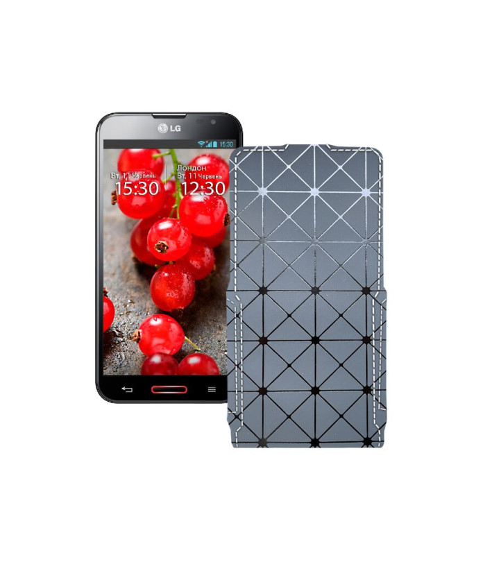 Чохол-флип з екошкіри для телефону LG Optimus G Pro