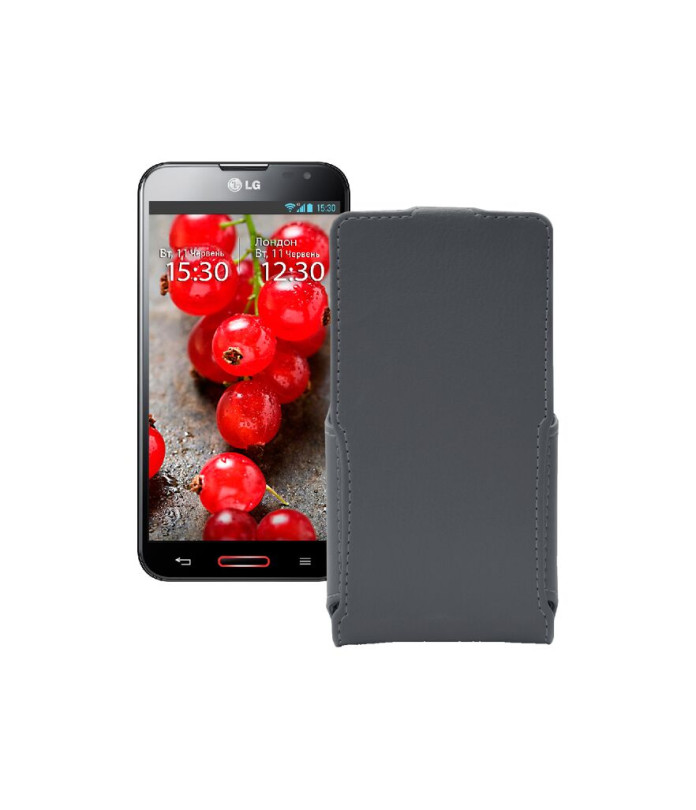 Чохол-флип з екошкіри для телефону LG Optimus G Pro