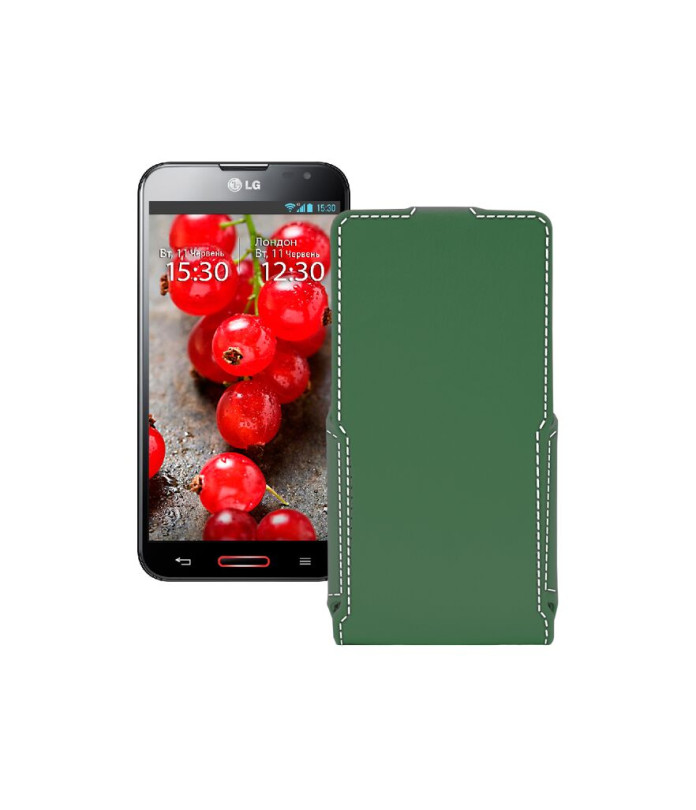 Чохол-флип з екошкіри для телефону LG Optimus G Pro
