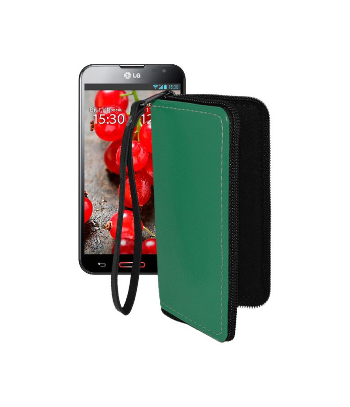 Чохол-гаманець з екошкіри для телефону LG Optimus G Pro