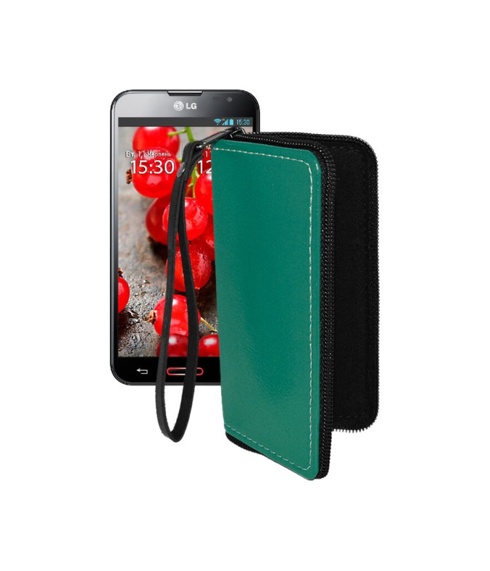 Чохол-гаманець з екошкіри для телефону LG Optimus G Pro