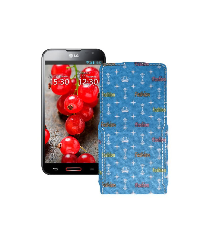 Чохол-флип з екошкіри для телефону LG Optimus G Pro