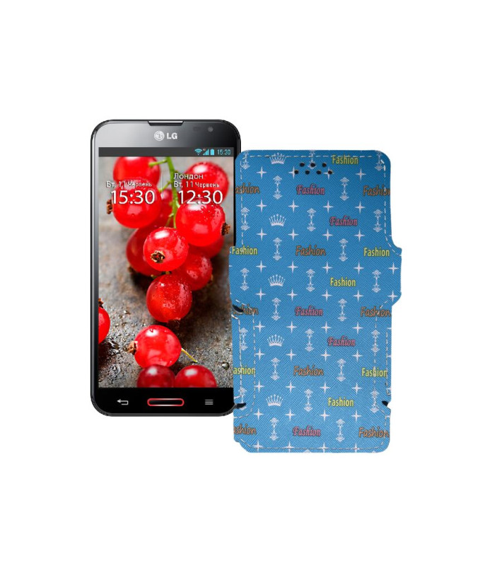 Чохол-книжка з екошкіри для телефону LG Optimus G Pro