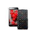 Чохол-флип з екошкіри для телефону LG Optimus G Pro