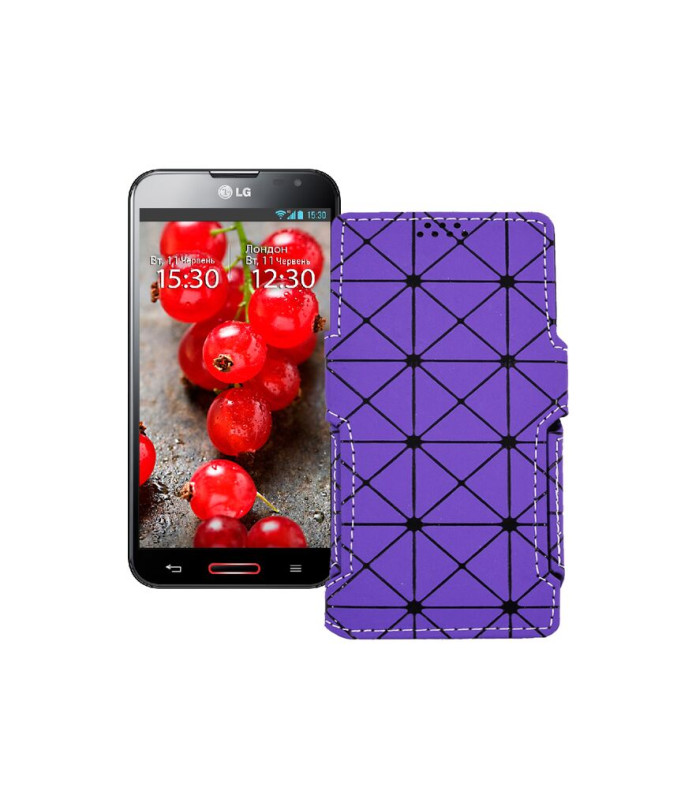 Чохол-книжка з екошкіри для телефону LG Optimus G Pro