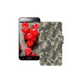 Чохол-книжка з екошкіри для телефону LG Optimus G Pro