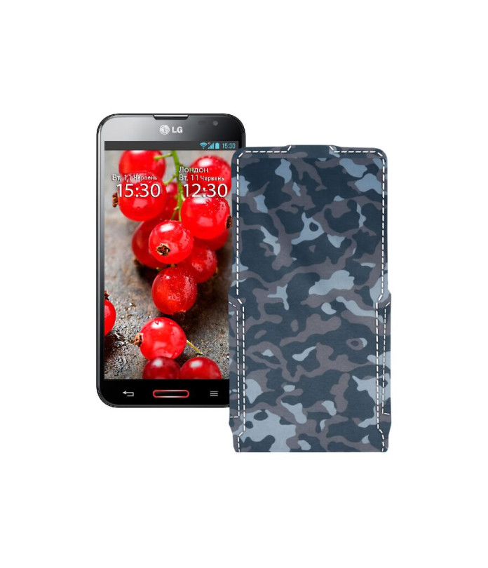 Чохол-флип з екошкіри для телефону LG Optimus G Pro