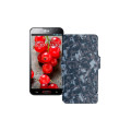 Чохол-книжка з екошкіри для телефону LG Optimus G Pro
