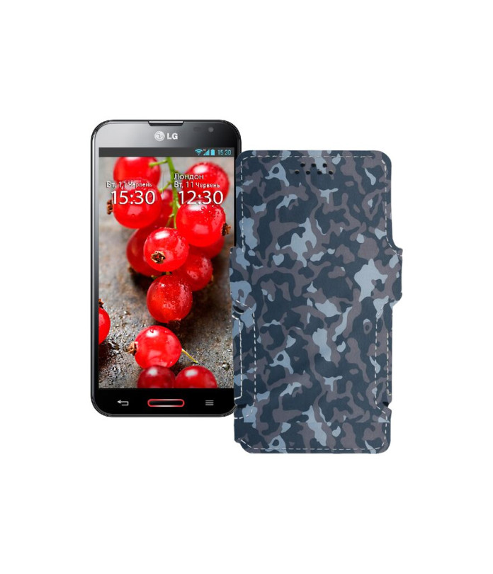 Чохол-книжка з екошкіри для телефону LG Optimus G Pro