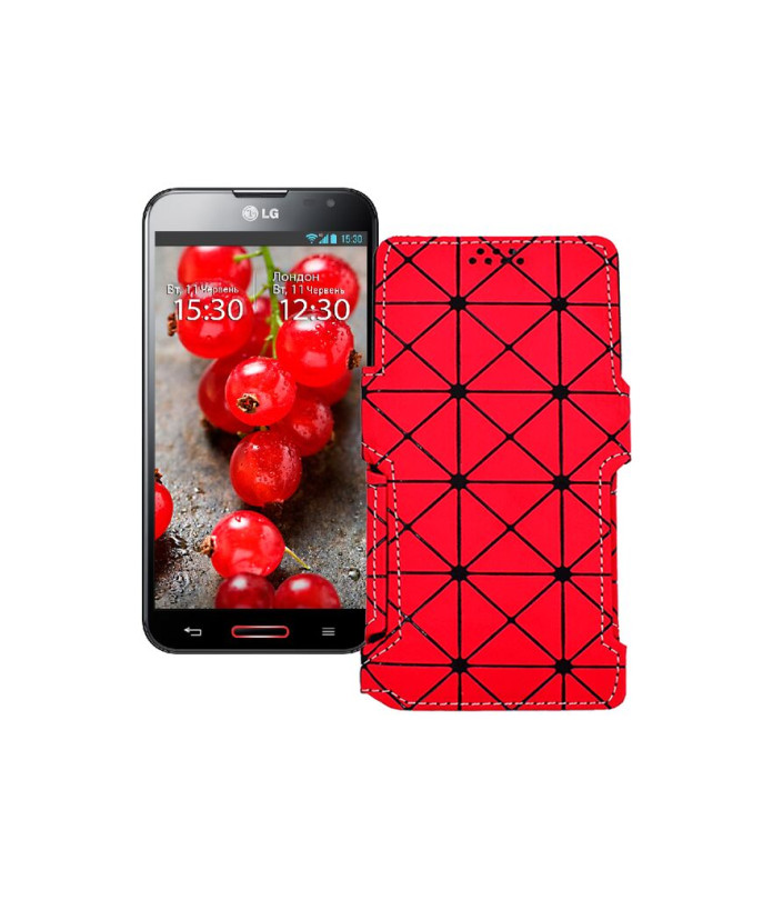 Чохол-книжка з екошкіри для телефону LG Optimus G Pro