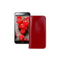 Портмоне з шкіри для телефону LG Optimus G Pro