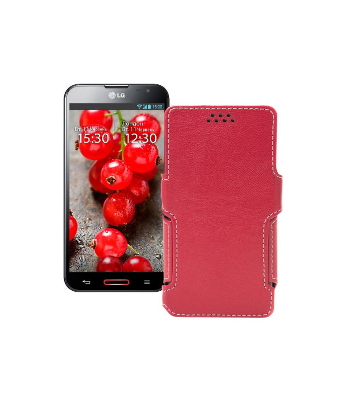 Чохол-книжка з екошкіри для телефону LG Optimus G Pro