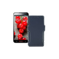 Чохол-книжка з екошкіри для телефону LG Optimus G Pro