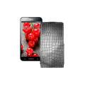 Чохол-флип з екошкіри для телефону LG Optimus G Pro