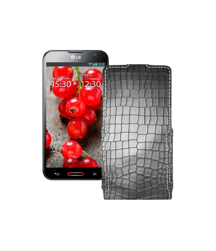 Чохол-флип з екошкіри для телефону LG Optimus G Pro