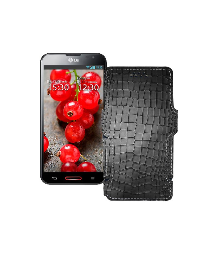 Чохол-книжка з екошкіри для телефону LG Optimus G Pro