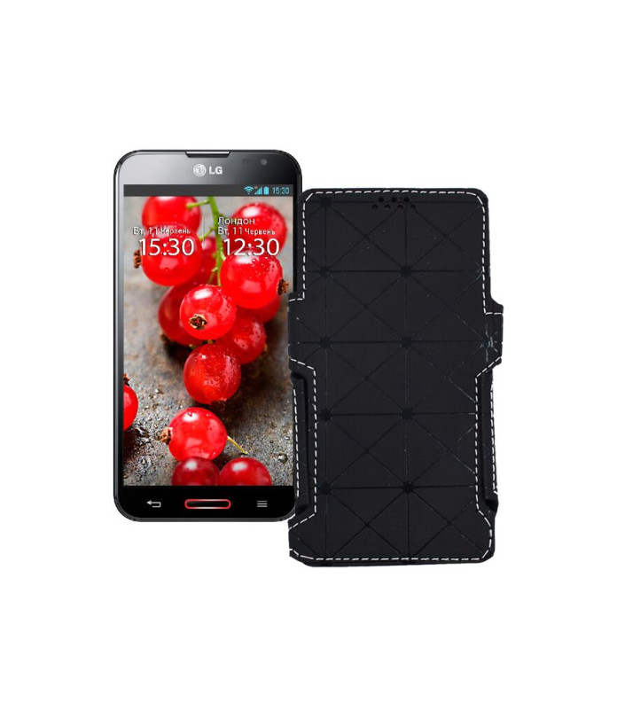 Чохол-книжка з екошкіри для телефону LG Optimus G Pro