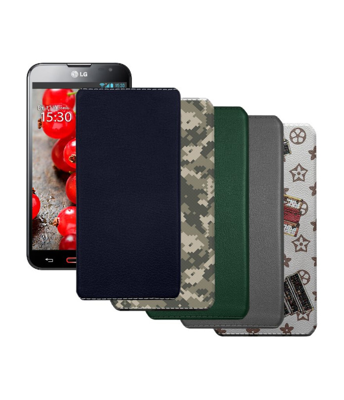 Накладка з екошкіри для телефону LG Optimus G Pro