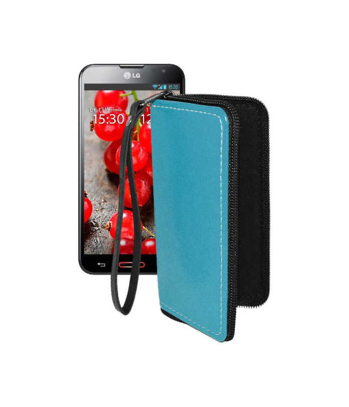 Чохол-гаманець з екошкіри для телефону LG Optimus G Pro