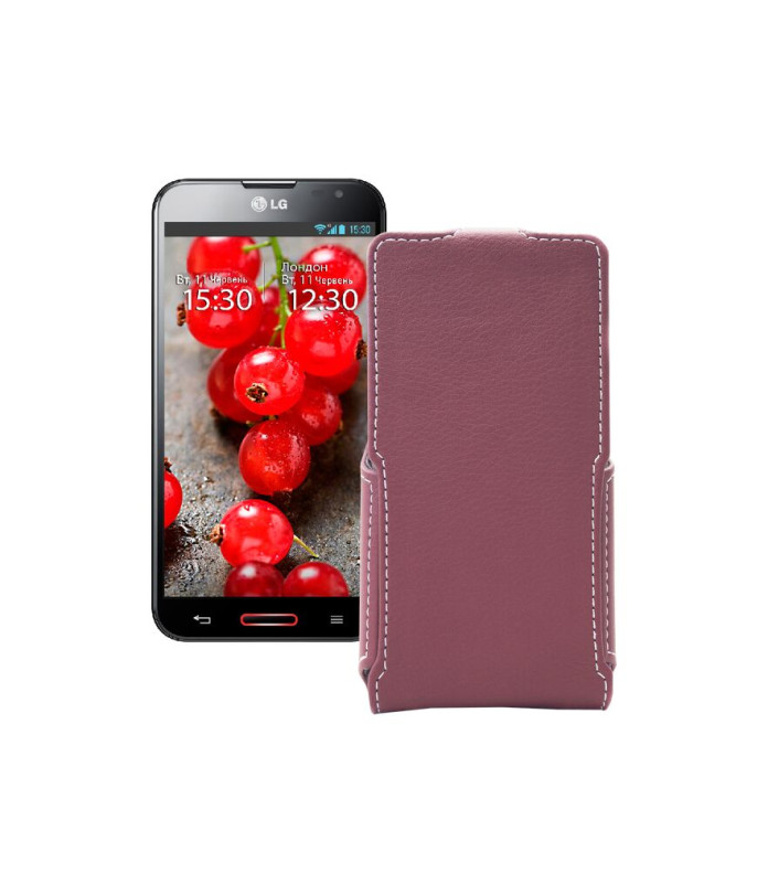 Чохол-флип з екошкіри для телефону LG Optimus G Pro