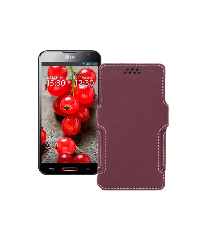 Чохол-книжка з екошкіри для телефону LG Optimus G Pro