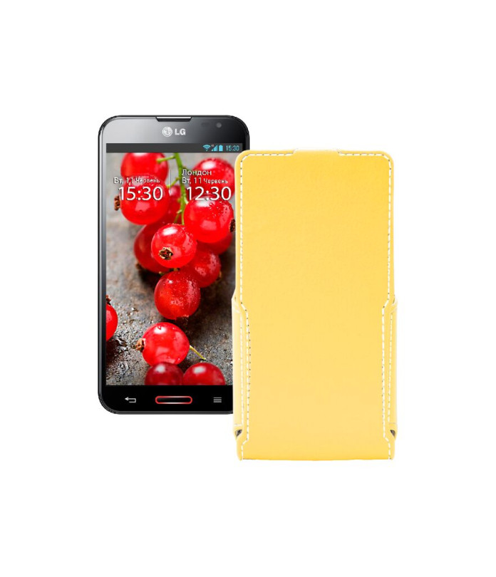 Чохол-флип з екошкіри для телефону LG Optimus G Pro