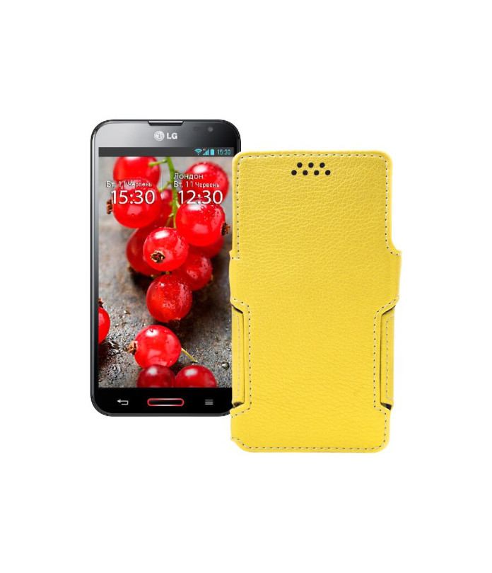 Чохол-книжка з екошкіри для телефону LG Optimus G Pro