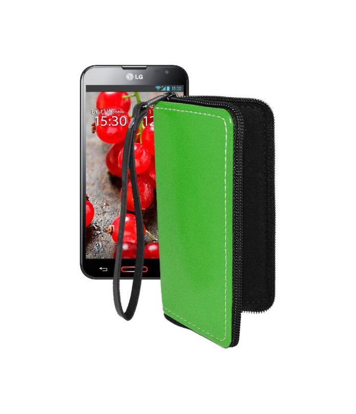 Чохол-гаманець з екошкіри для телефону LG Optimus G Pro