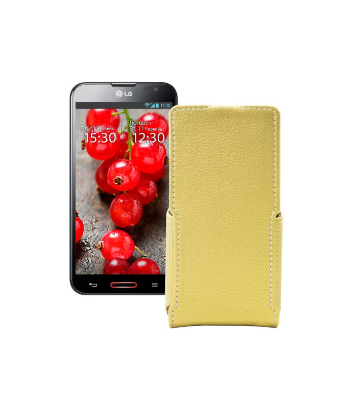 Чохол-флип з екошкіри для телефону LG Optimus G Pro