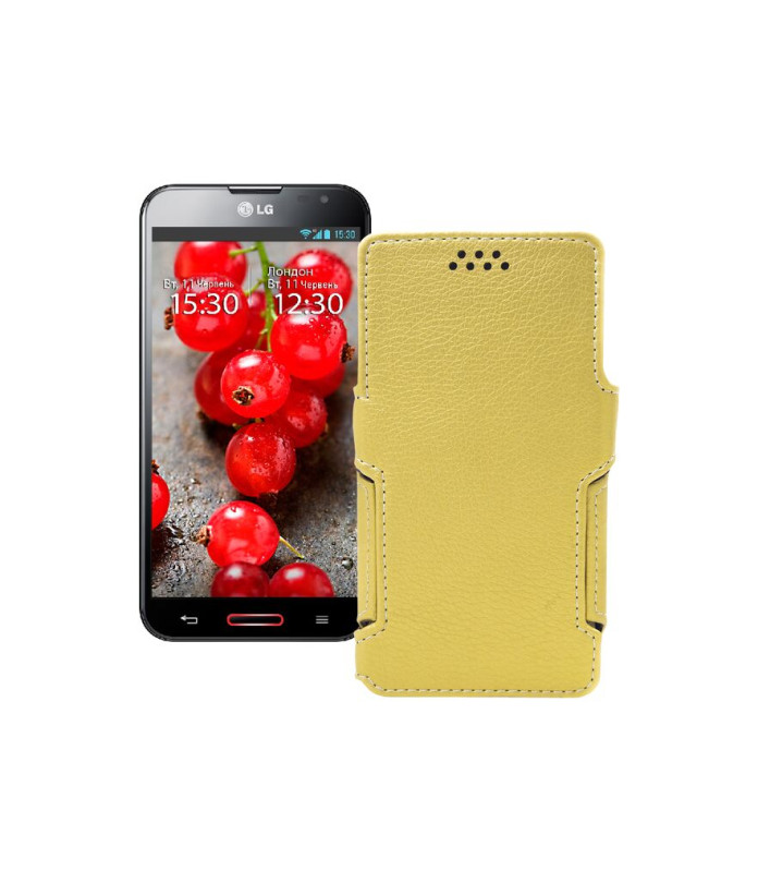Чохол-книжка з екошкіри для телефону LG Optimus G Pro