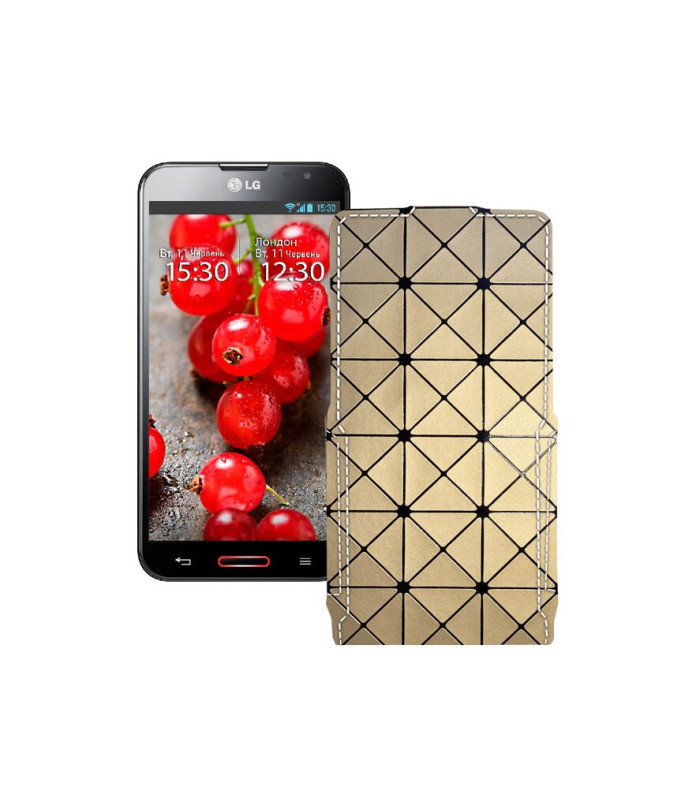Чохол-флип з екошкіри для телефону LG Optimus G Pro