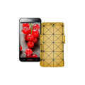 Чохол-книжка з екошкіри для телефону LG Optimus G Pro