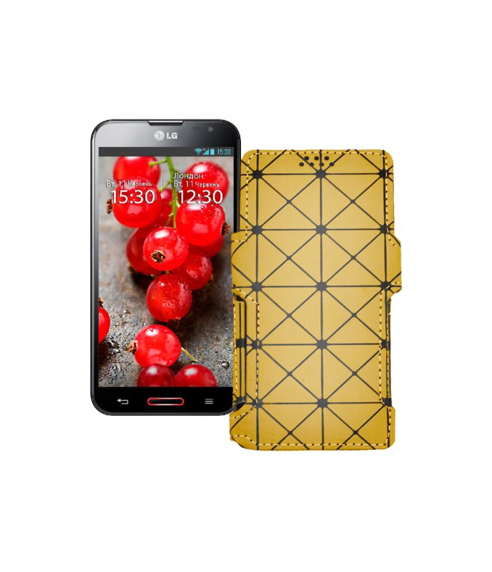 Чохол-книжка з екошкіри для телефону LG Optimus G Pro